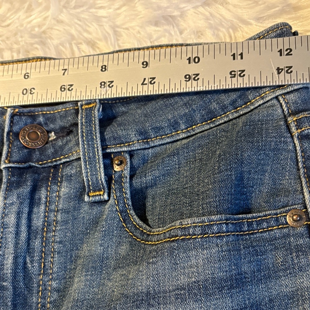 Levi's Women's High Rise Boot Cut Jeans in Dark Blue - Picture 4 of 6